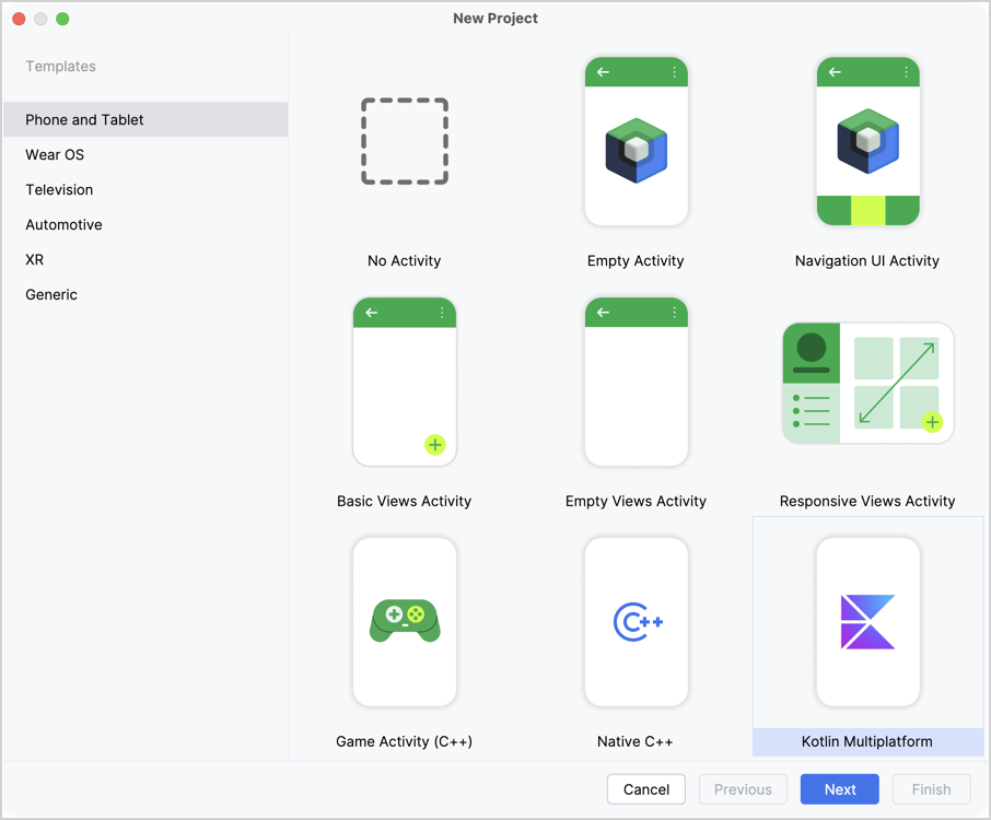 Android Studio 中的新项目第一步