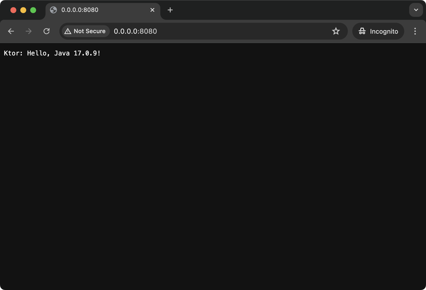 Ktor 服务器浏览器响应