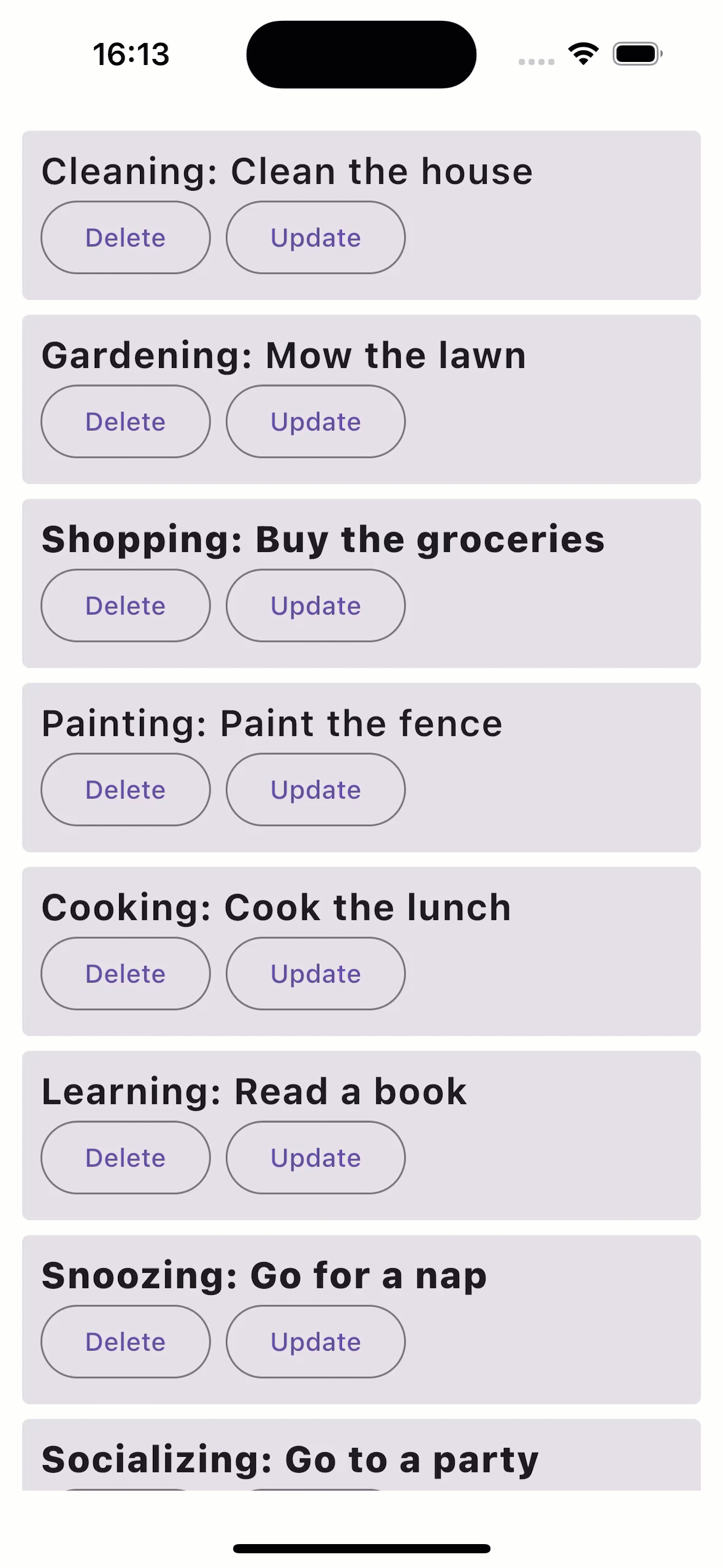 在 Android 上删除任务
